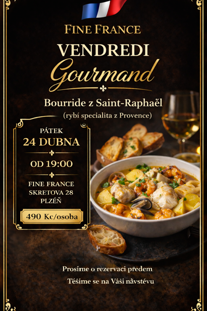  Pátek 24. dubna : Bourride z Saint-Raphaël 